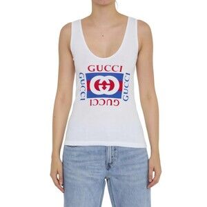 GUCCI Sleeveless Top With Deep V-Neck